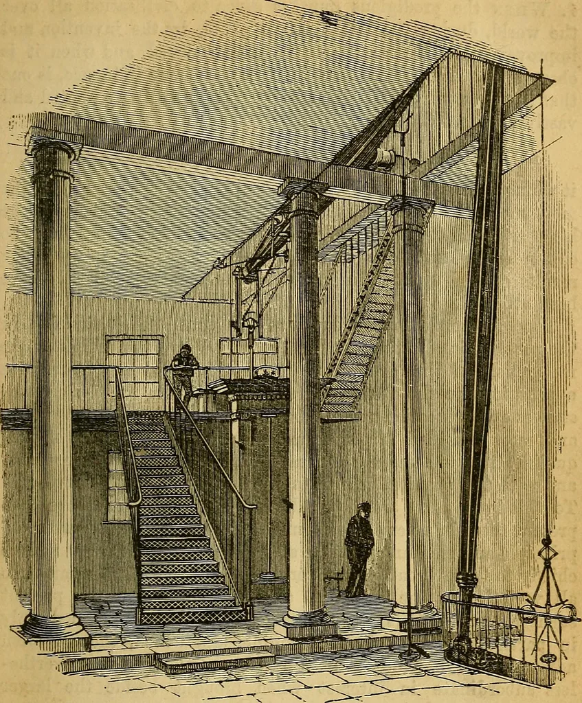 An illustration from Steam and its uses : including the steam engine, the locomotive, and steam navigation, 1873, leaf 28