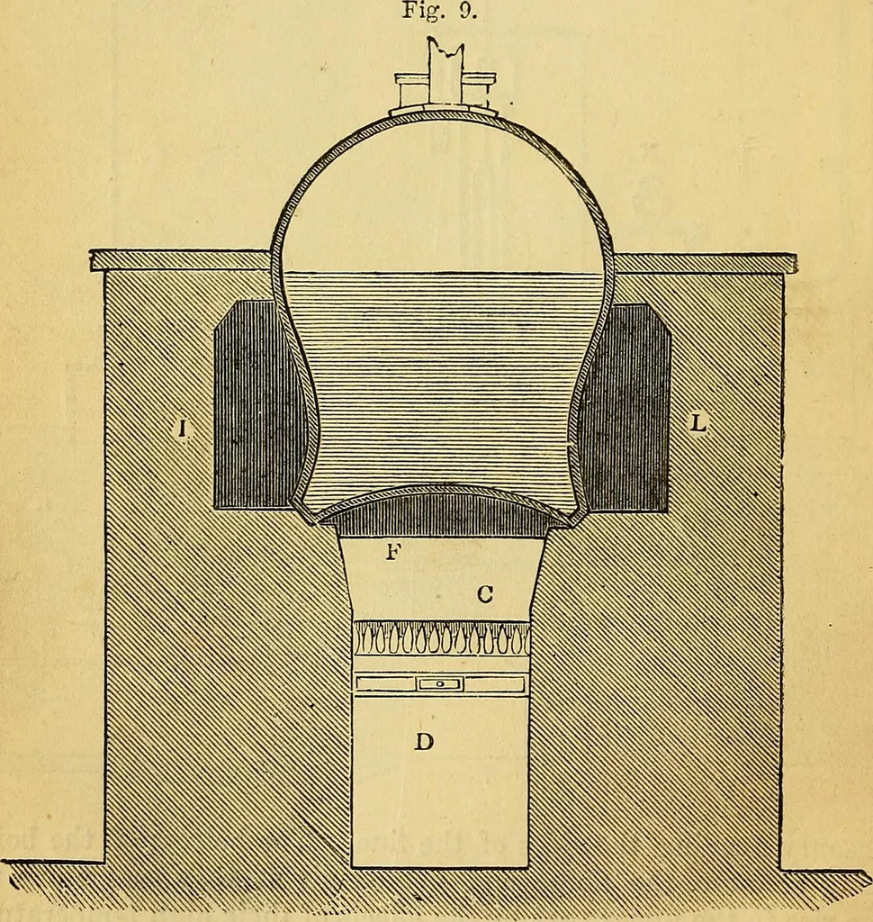 An illustration from Steam and its uses : including the steam engine, the locomotive, and steam navigation, 1873, leaf 41