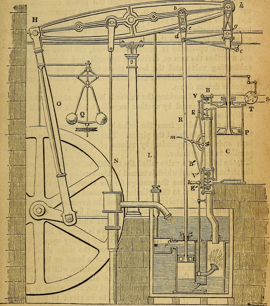 An illustration from Steam and its uses : including the steam engine, the locomotive, and steam navigation, 1873, leaf 62