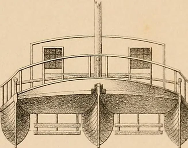 An illustration from Steam navigation, 1847, leaf 146