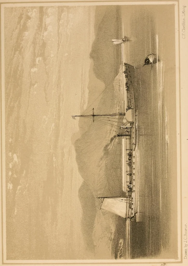 An illustration from Steam navigation, 1847, leaf 160