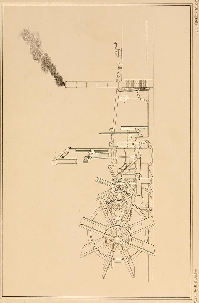 An illustration from Steam navigation, 1847, leaf 162