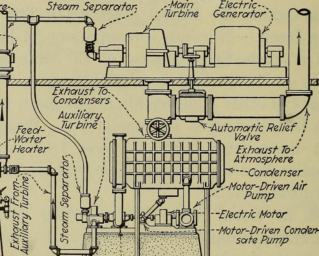 An illustration from Steam power plant auxiliaries and accessories;, 1922, leaf 201
