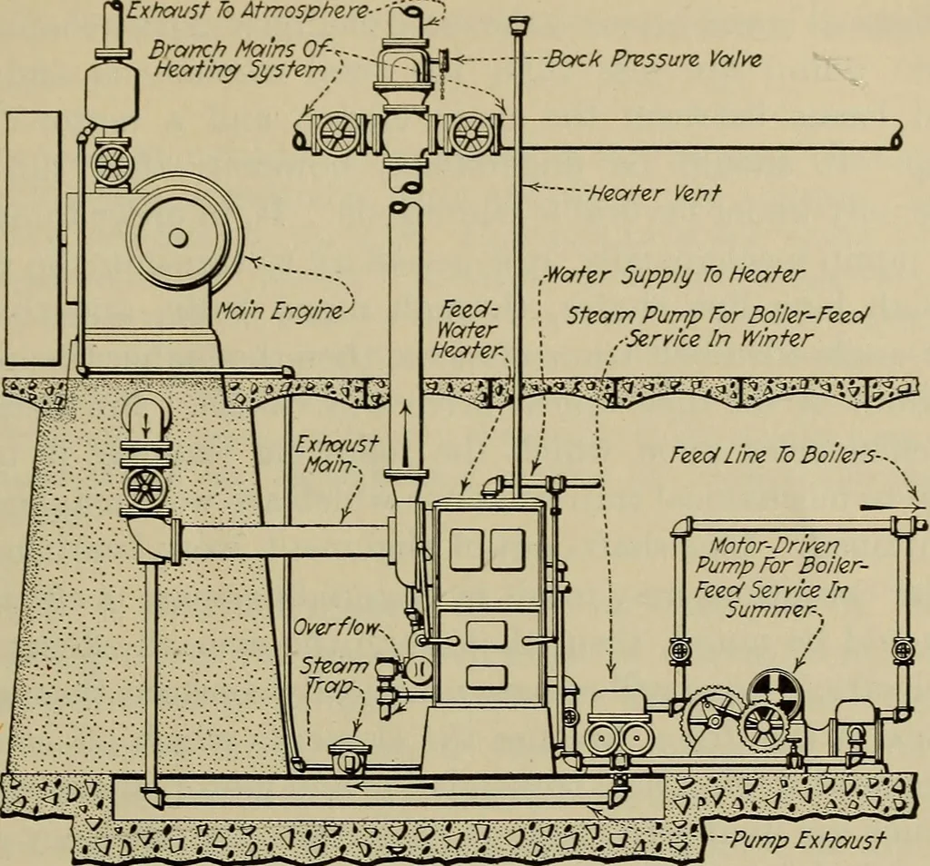 An illustration from Steam power plant auxiliaries and accessories;, 1922, leaf 204