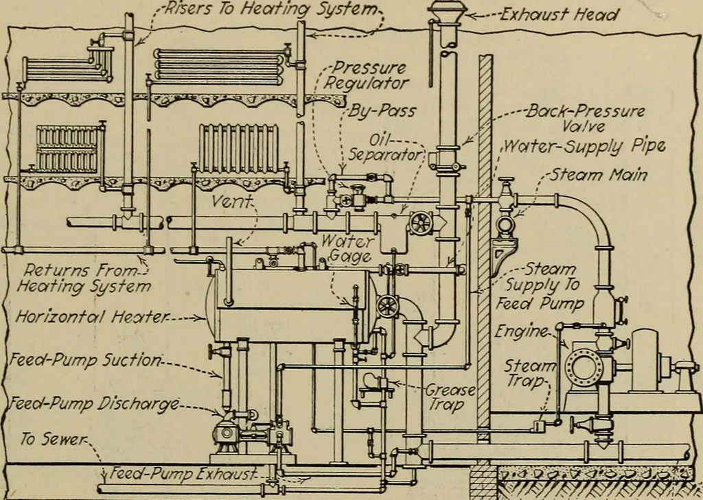 An illustration from Steam power plant auxiliaries and accessories;, 1922, leaf 242