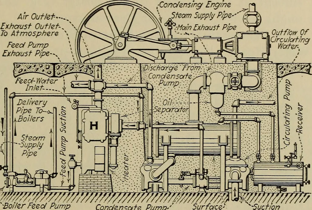 An illustration from Steam power plant auxiliaries and accessories;, 1922, leaf 244