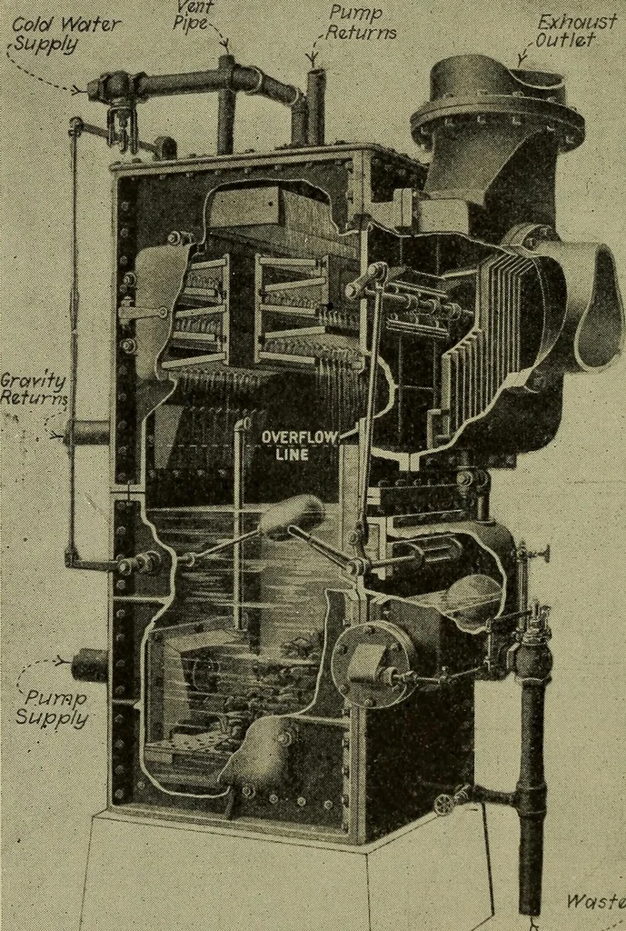 An illustration from Steam power plant auxiliaries and accessories;, 1922, leaf 247
