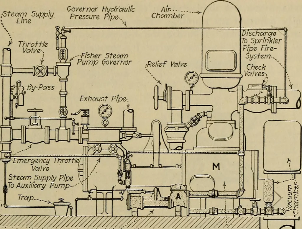 An illustration from Steam power plant auxiliaries and accessories;, 1922, leaf 80