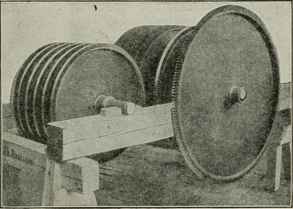 An illustration from Steam turbine engines : their construction, care and operation, 1910, leaf 116