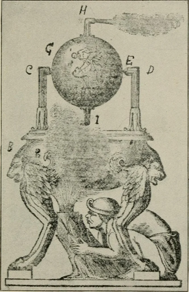 An illustration from Steam turbine engines : their construction, care and operation, 1910, leaf 14