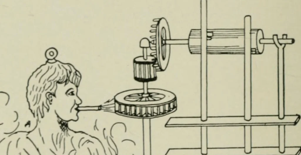 An illustration from Steam turbine engines : their construction, care and operation, 1910, leaf 15