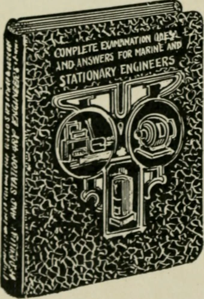 An illustration from Steam turbine engines : their construction, care and operation, 1910, leaf 153