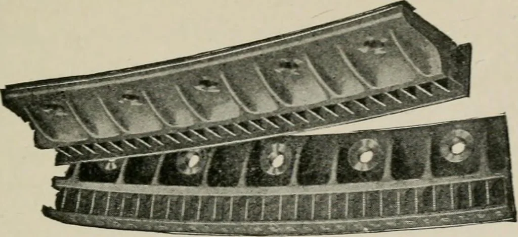 An illustration from Steam turbine engines : their construction, care and operation, 1910, leaf 46