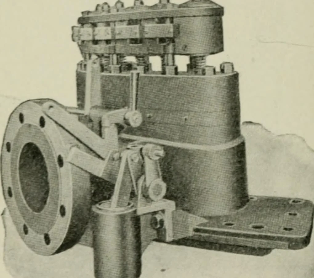 An illustration from Steam turbine engines : their construction, care and operation, 1910, leaf 51
