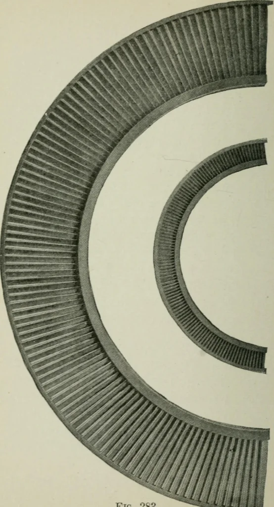 An illustration from Steam turbine engines : their construction, care and operation, 1910, leaf 91
