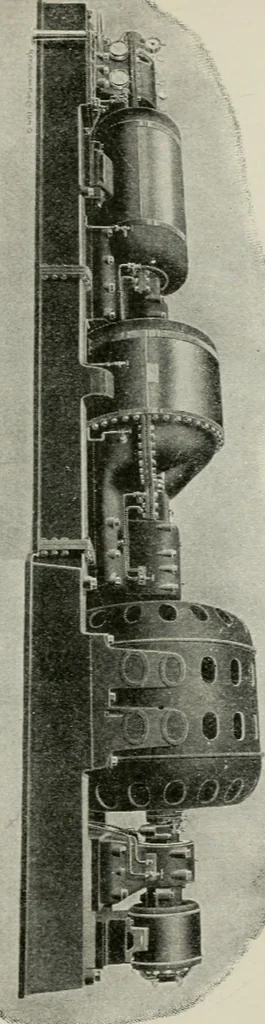 An illustration from Steam turbine engines : their construction, care and operation, 1910, leaf 96