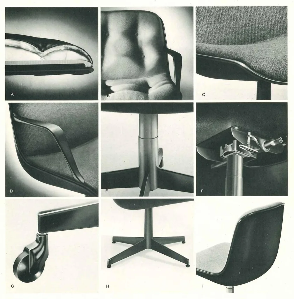 An illustration from Steelcase 451 Series Chairs 1970, 1970, leaf 10