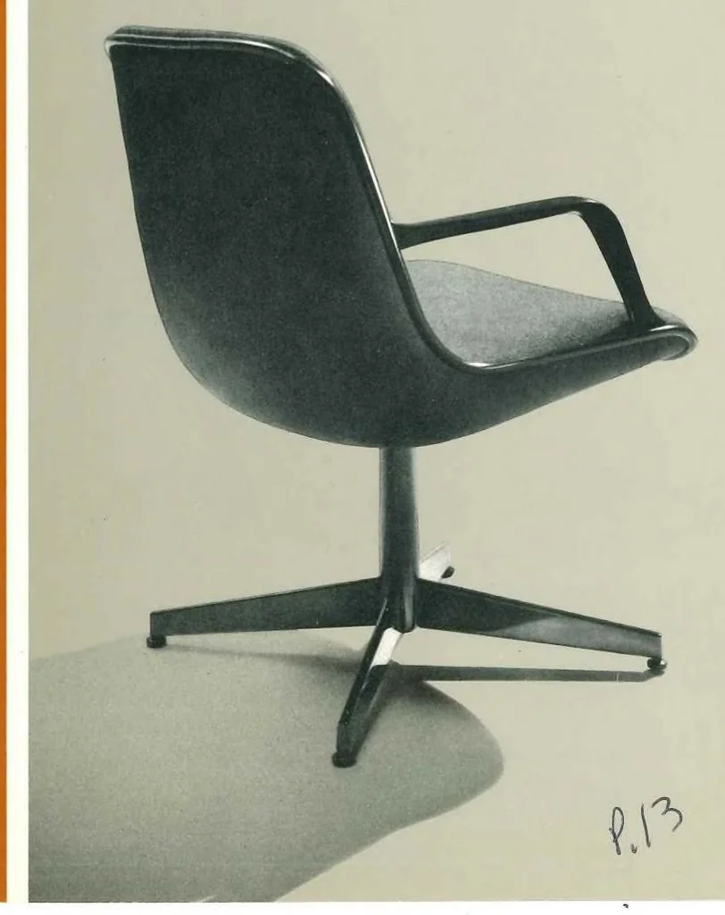 An illustration from Steelcase 451 Series Chairs 1970, 1970, leaf 8