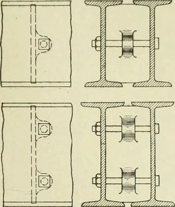 An illustration from Steel construction for buildings, 1914, leaf 286