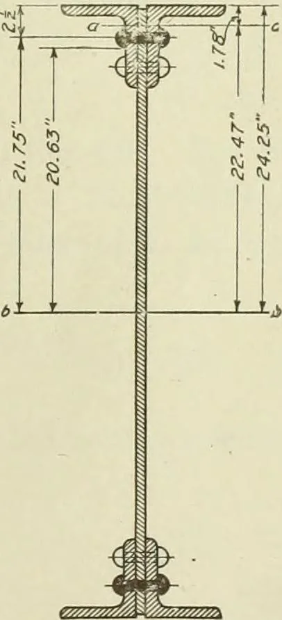 An illustration from Steel construction for buildings, 1914, leaf 312