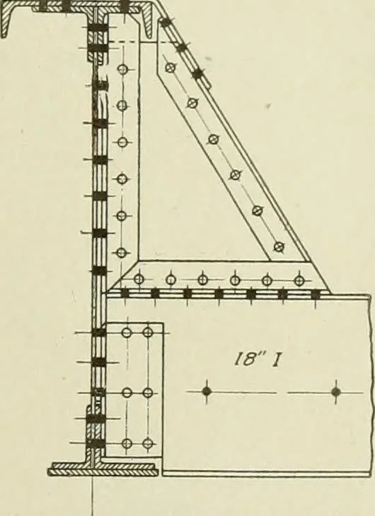 An illustration from Steel construction for buildings, 1914, leaf 372