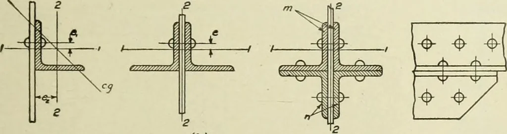 An illustration from Steel construction for buildings, 1914, leaf 502