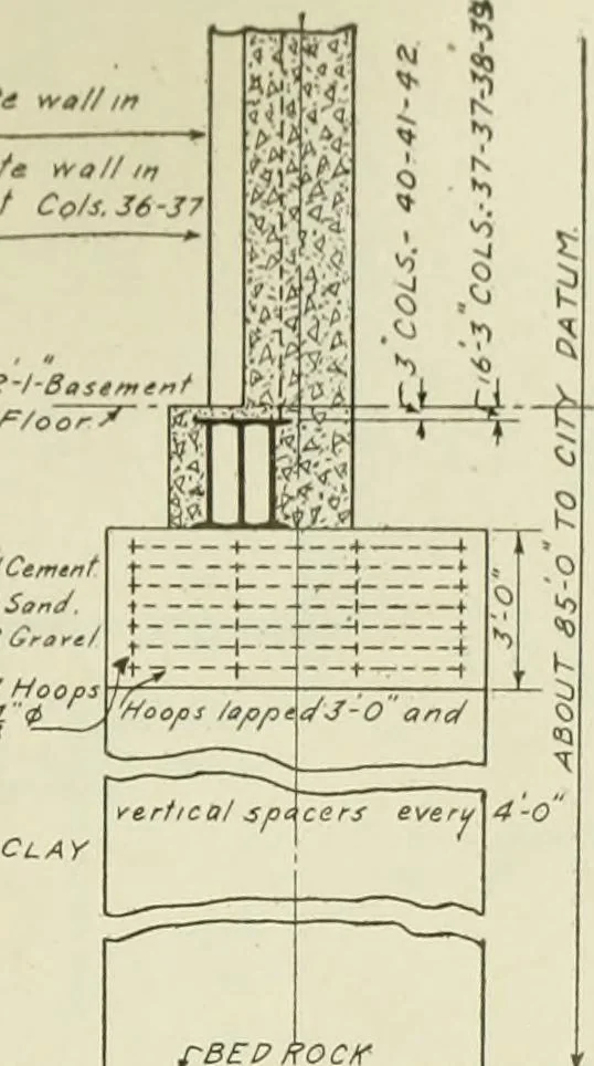 An illustration from Steel construction for buildings, 1914, leaf 574