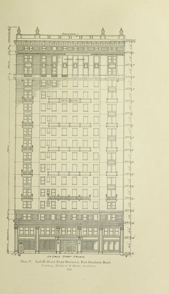 An illustration from Steel construction for buildings, 1914, leaf 612