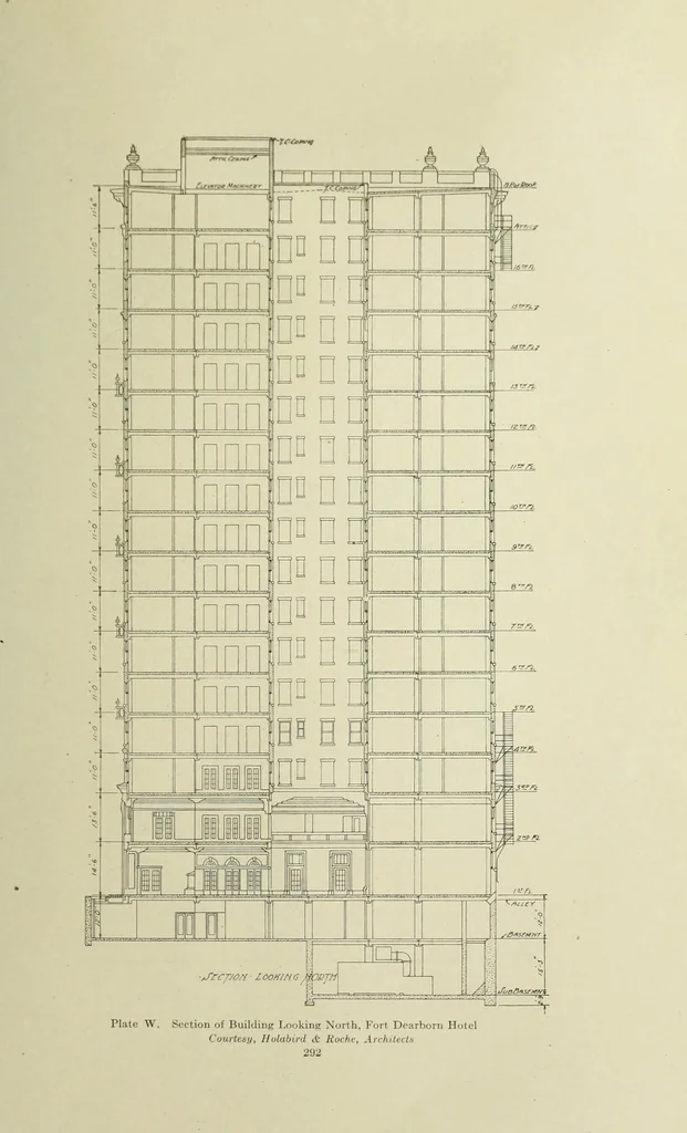 An illustration from Steel construction for buildings, 1914, leaf 616