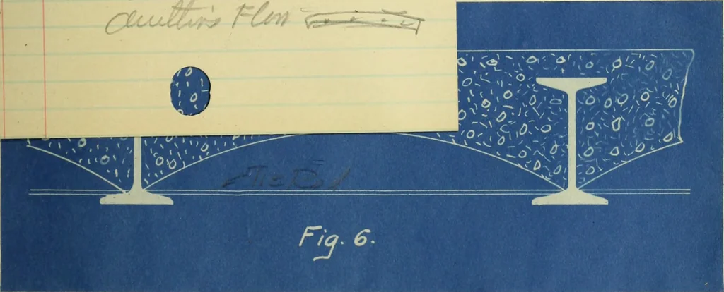 An illustration from Steel highway bridges with reinforced concrete floors, 1910, leaf 28