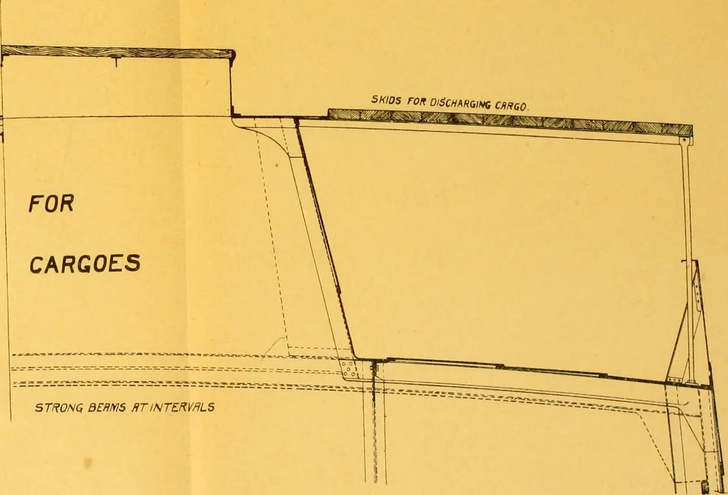 An illustration from Steel ships, their construction and maintenance : a manual for shipbuilders, ship superintendents, students, and marine engineers, 1901, leaf 194