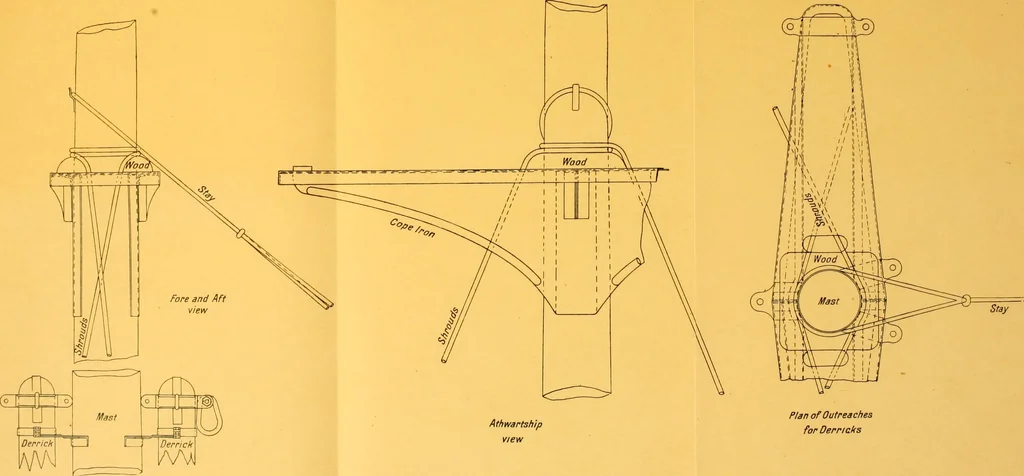 An illustration from Steel ships, their construction and maintenance : a manual for shipbuilders, ship superintendents, students, and marine engineers, 1901, leaf 342