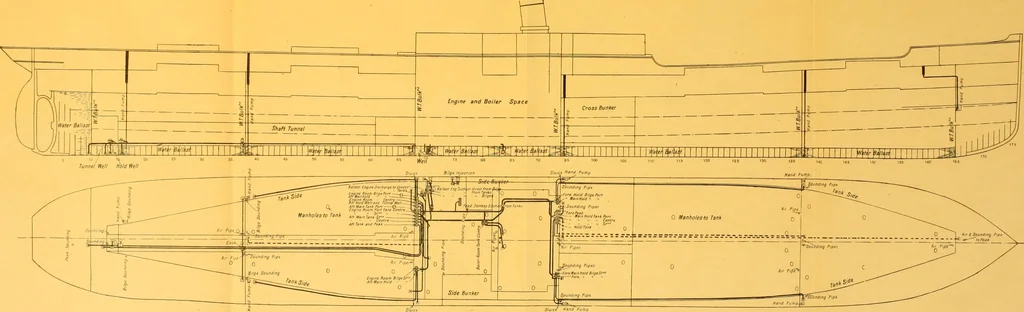 An illustration from Steel ships, their construction and maintenance : a manual for shipbuilders, ship superintendents, students, and marine engineers, 1901, leaf 354
