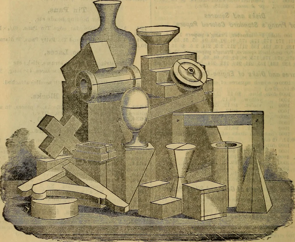 An illustration from Steiger's kindergarten catalogue, 1900, leaf 61