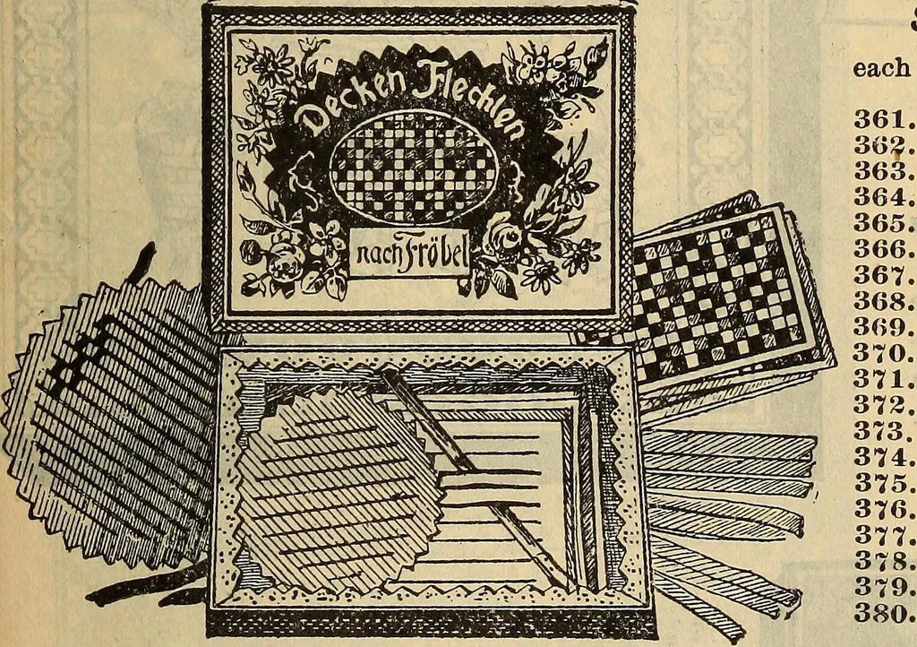 An illustration from Steiger's kindergarten catalogue, 1900, leaf 66
