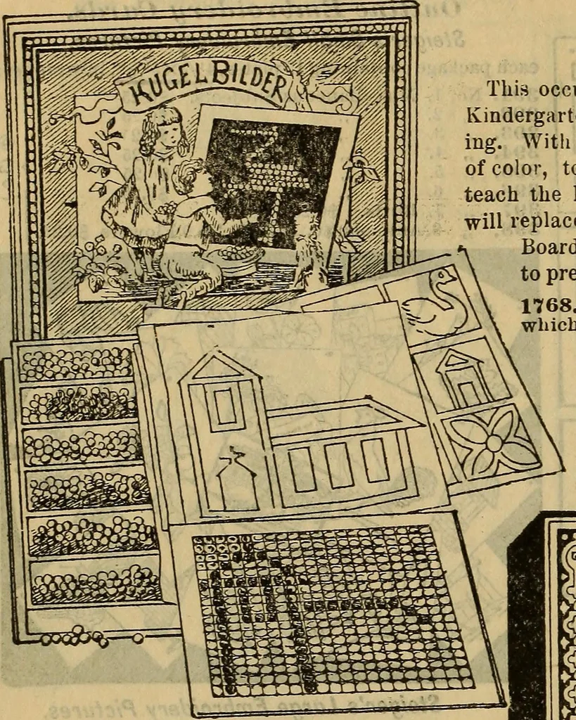 An illustration from Steiger's kindergarten catalogue, 1900, leaf 67