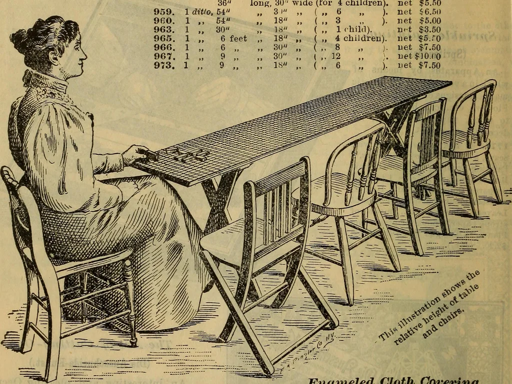 An illustration from Steiger's kindergarten catalogue, 1900, leaf 69