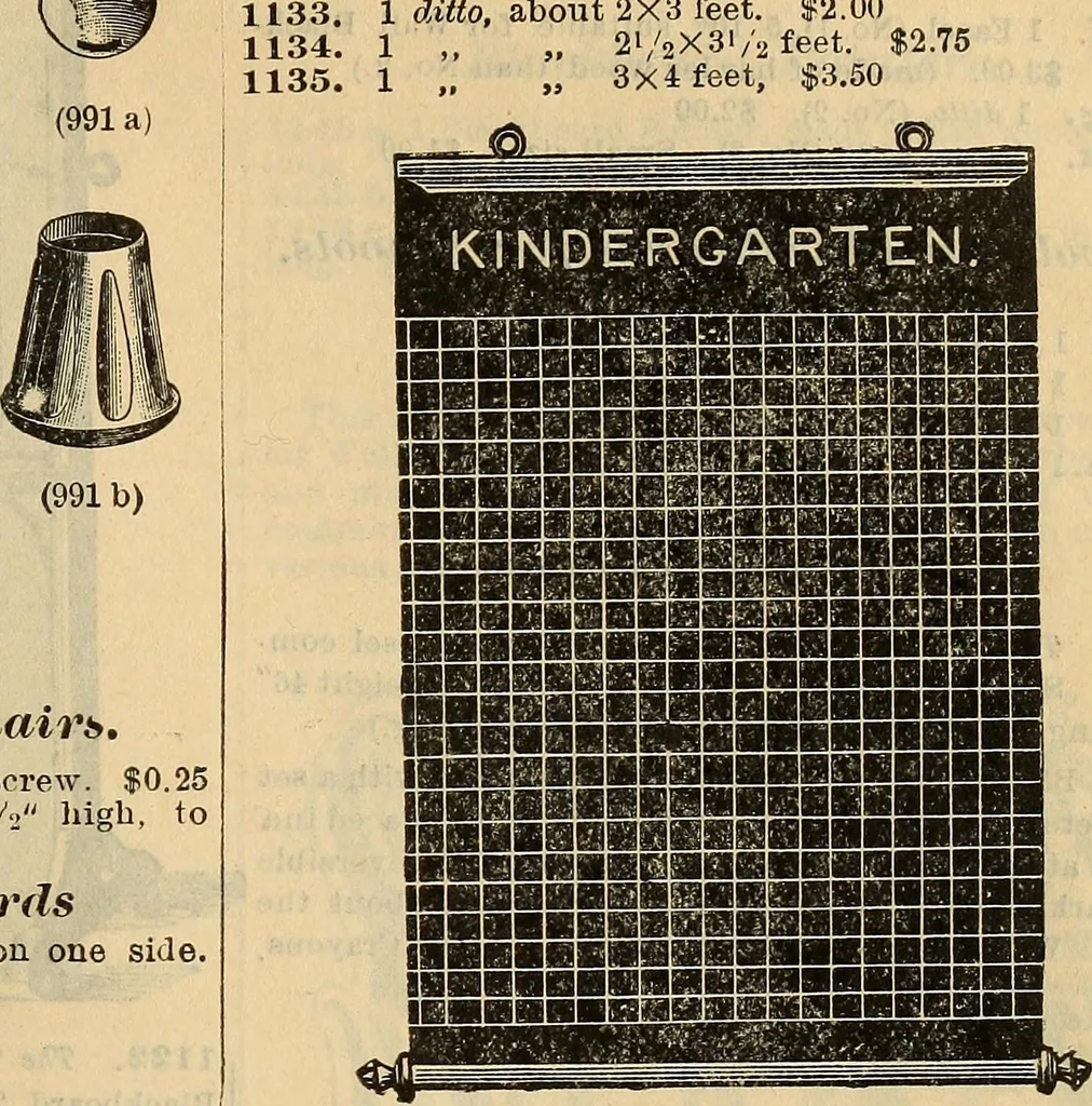 An illustration from Steiger's kindergarten catalogue, 1900, leaf 70