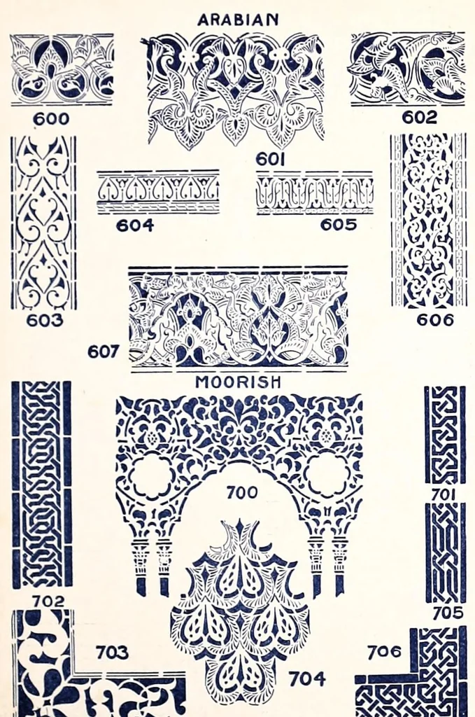 An illustration from Stencils & stencil materials., 1910, leaf 25