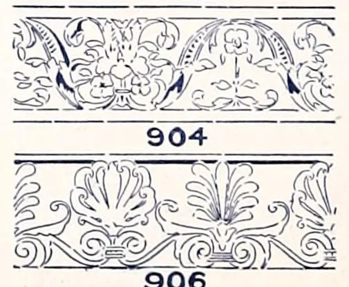 An illustration from Stencils & stencil materials., 1910, leaf 26