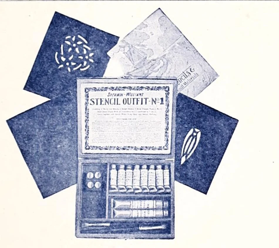 An illustration from Stencils & stencil materials., 1910, leaf 31
