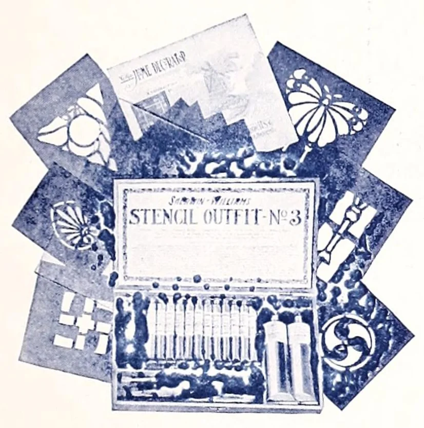 An illustration from Stencils & stencil materials., 1910, leaf 33