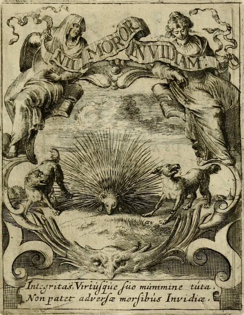 An illustration from Stephanos Peri poleon = Stephanus De urbibus, 1678, leaf 8