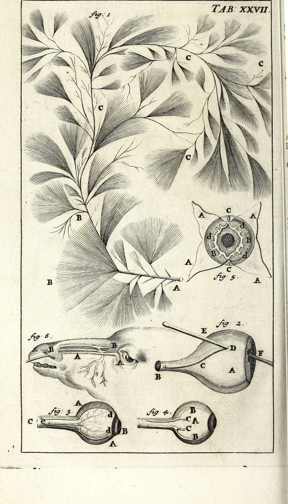 An illustration from Steph. Blancardi Anatomia reformata, sive, Concinna corporis humani dissectio, ad neotericorum mentem adornata ... : accedit ejusdem authoris De balsamatione nova methodus, à nemine antehac similiter descripta, 1695, leaf 406