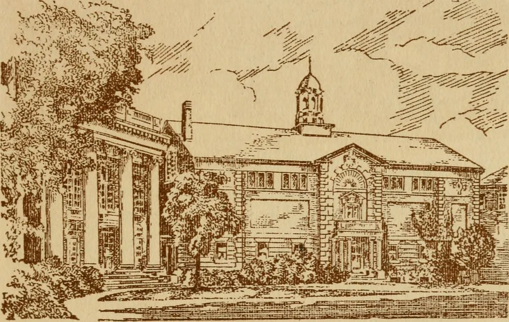 An illustration from Stephen Daye and his successors; the establishment of a printing plant in what was formerly British North America and the development of the art of printing at the University Press, of Cambridge, Massachusetts. 1639-1921, 1921, leaf 44