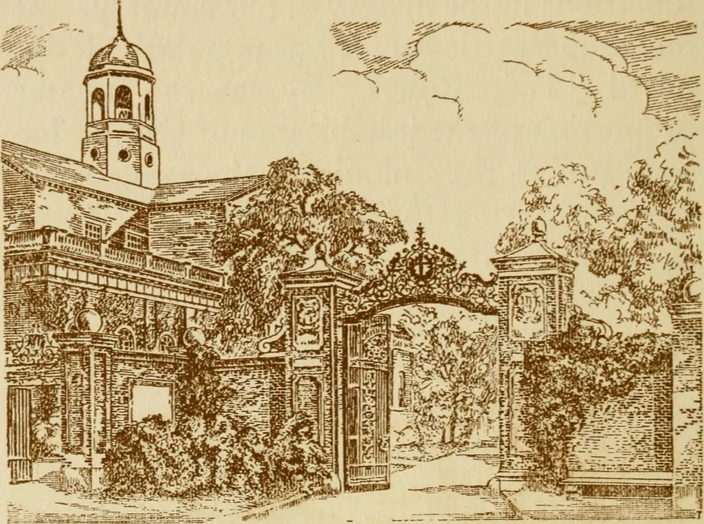 An illustration from Stephen Daye and his successors; the establishment of a printing plant in what was formerly British North America and the development of the art of printing at the University Press, of Cambridge, Massachusetts. 1639-1921, 1921, leaf 45