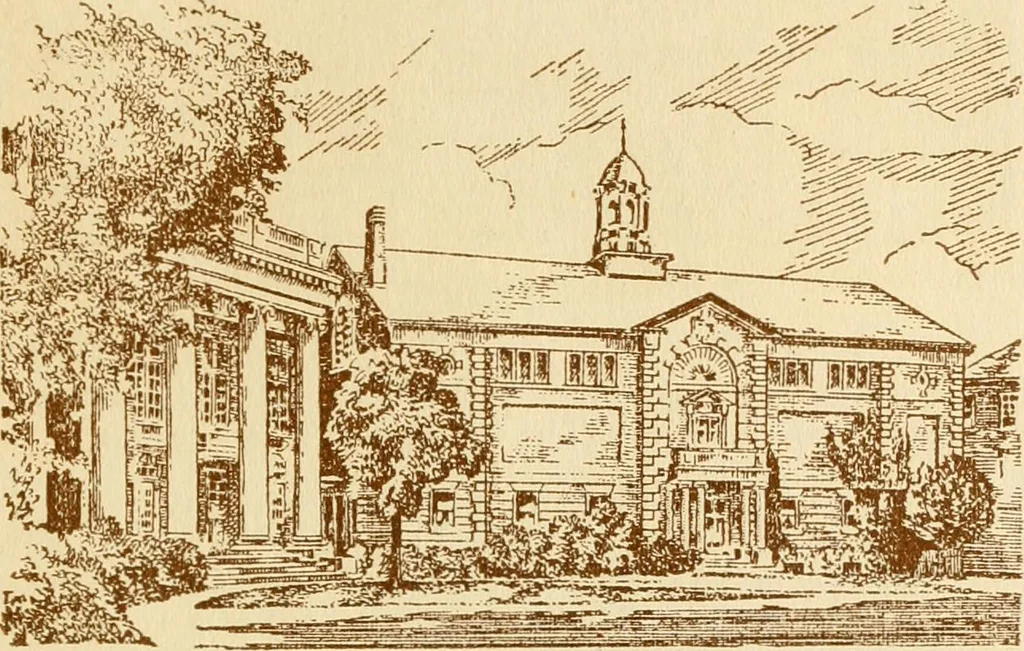 An illustration from Stephen Daye and his successors, the establishment of a printing plant in what was formerly British North America and the development of the art of printing at the University Press of Cambridge, Massachusetts, 1639-1921, 1921, leaf 42