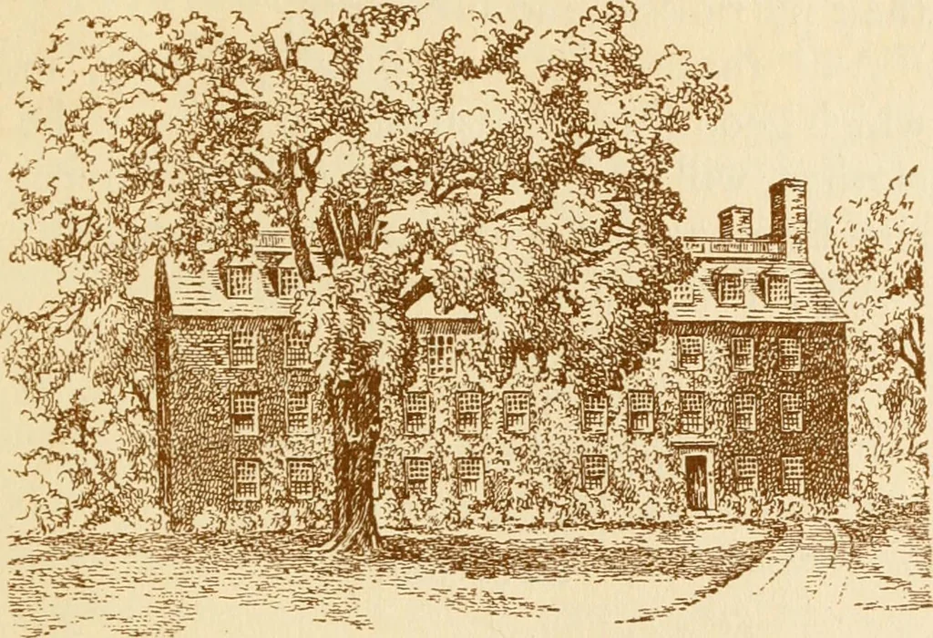 An illustration from Stephen Daye and his successors, the establishment of a printing plant in what was formerly British North America and the development of the art of printing at the University Press of Cambridge, Massachusetts, 1639-1921, 1921, leaf 44