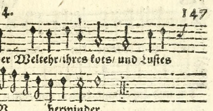 An illustration from Sterbensspiegel, das ist, Sonnenklare Vorstellung menschlicher Nichtigkeit durch alle Ständ und Geschlechter : vermitlest 60. dienstlicher Kupferblätteren, lehrzeicher Vberschrifften, und beweglicher zu vier stimmen aussgesetzter Todtengessängen, 1650, leaf 175