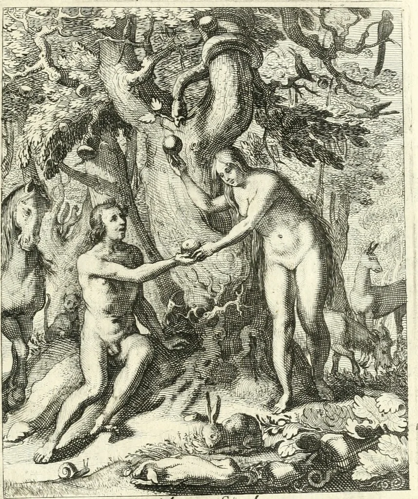 An illustration from Sterbensspiegel, das ist, Sonnenklare Vorstellung menschlicher Nichtigkeit durch alle Ständ und Geschlechter : vermitlest 60. dienstlicher Kupferblätteren, lehrzeicher Vberschrifften, und beweglicher zu vier stimmen aussgesetzter Todtengessängen, 1650, leaf 32
